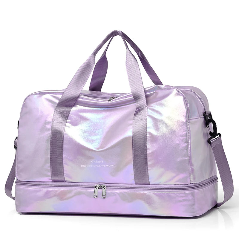 AOTTLA Women’s Travel Bag – Large Capacity Handbag & Shoulder Bag with Dry/Wet Separation for Sports, Fitness & Luggage
