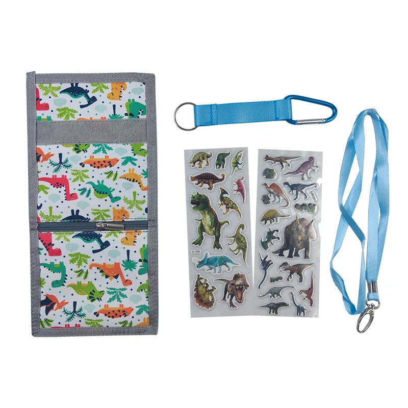 Kids Trifold Casual Wallet – Multifunctional Youth Wallet with Zipper Coin Pocket & Card Holders, Perfect Gift for Children