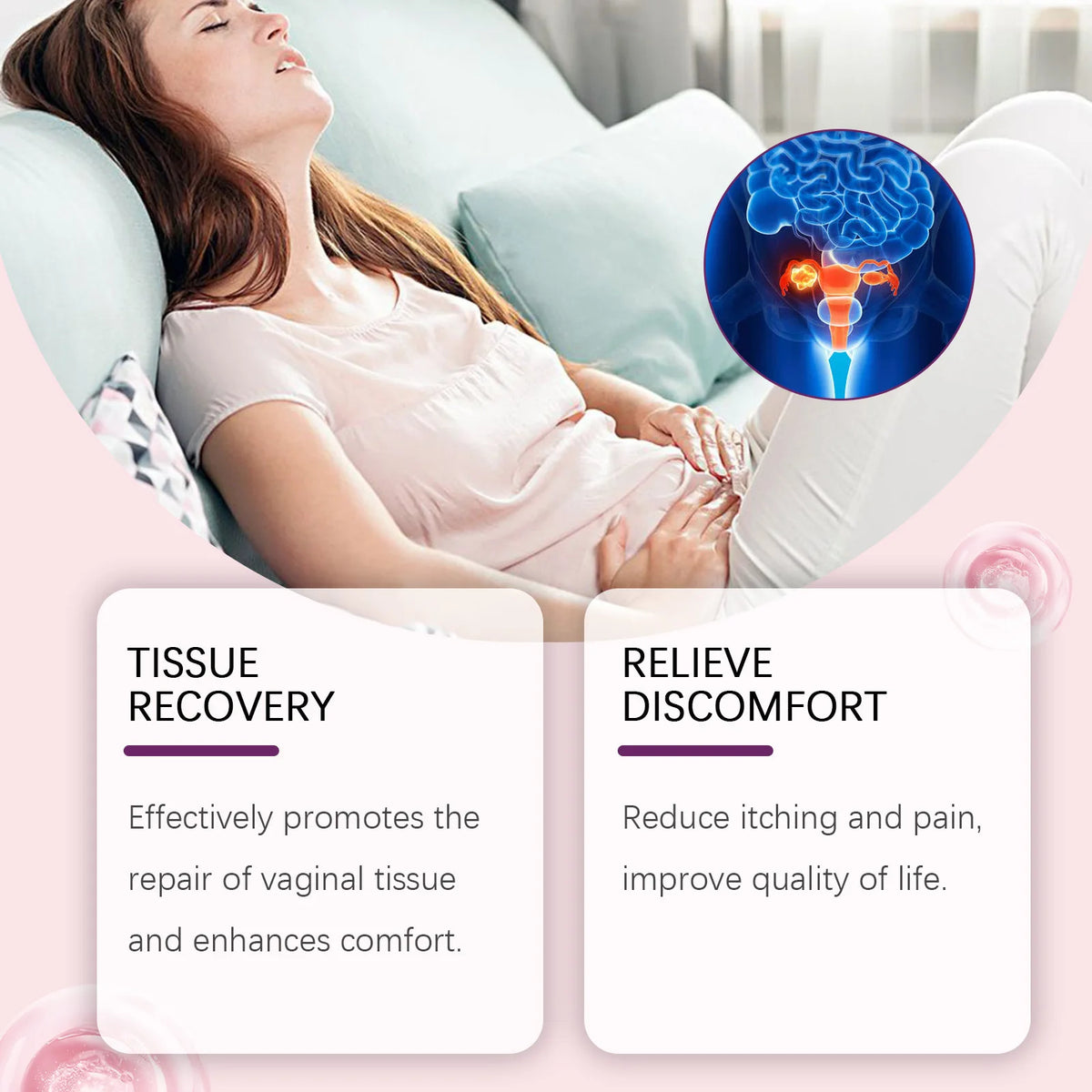 Women's Comfort Care Cream - Moisturizing Massage Cream for Menopause and Daily Self-Care