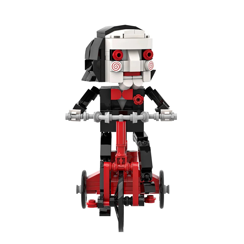 MOC Chainsaw Billy Doll Building Blocks — Horror Movie Action Figure Puzzle Toy | Adult & Kid Gift