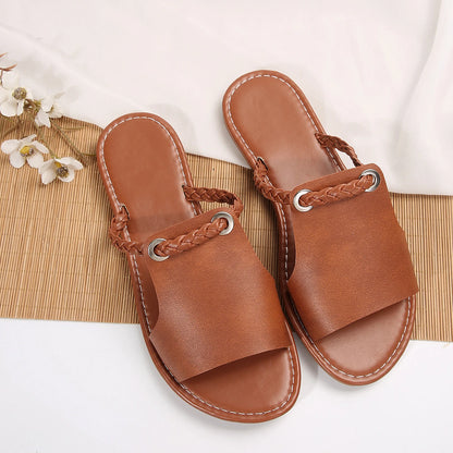 Women's Flat Sandals 2024 – Casual Summer Slippers, Bohemian Flip Flops, Beach Dress Slides Shoes