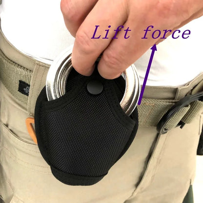 Tactical Molle Handcuff Pouch - Nylon Quick Release Waist Belt Holder for Handcuff Storage & Outdoor Gear Accessories