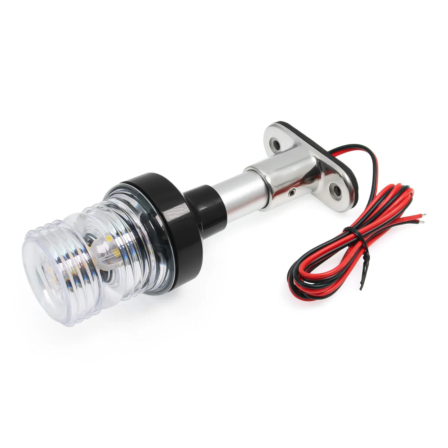 12V/24V LED Boat Navigation Light – 360° Fold Down Marine Signal Anchor Light for Yacht & Sailing