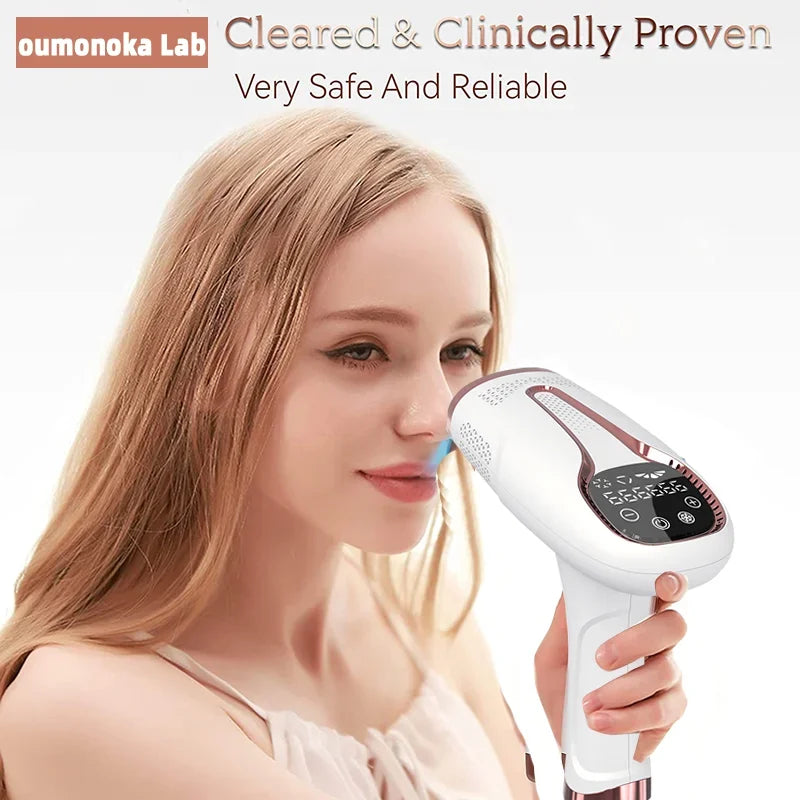 Body Bikini IPL Hair Removal Device — 999,999 Flashes Permanent Painless Laser Epilator for Women, Home Use