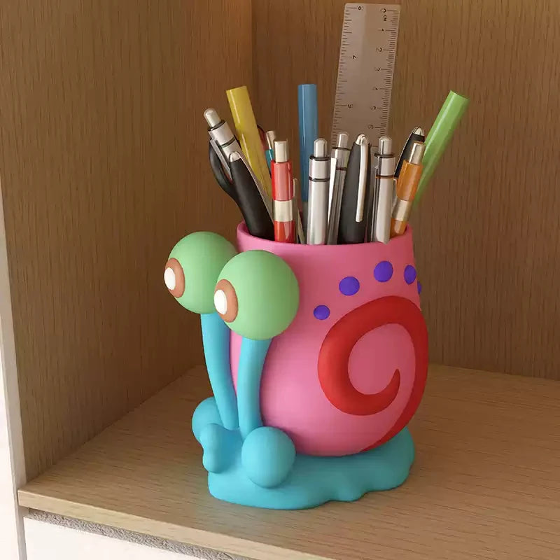 SpongeBob SquarePants Gary Resin Figure — Cute Desktop Pen Holder & Collectible Decoration