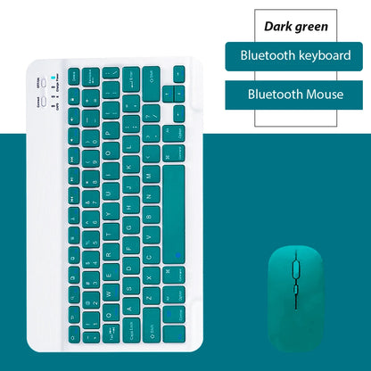 Mini Bluetooth Wireless Keyboard Set - Universal Phone Tablet iPad Keyboard and Mouse Accessories