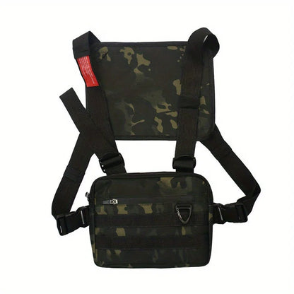 Pocket Chest Front Pack – Vest Rig Carry Waist & Chest Bag Pouch