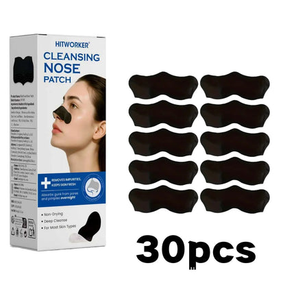 Alcohol-Free Nose Cleansing Strips - Deep-Cleansing Pore Patches for Excess Oil & Refined Skin