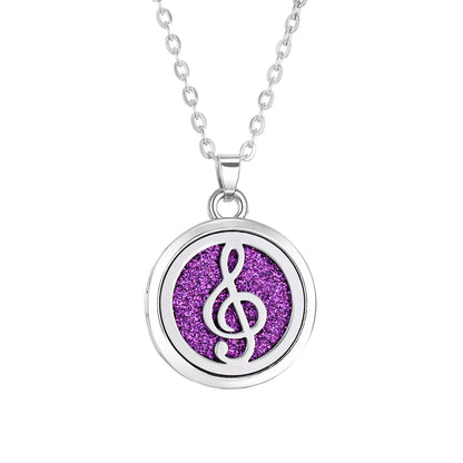 Tree of Life Aromatherapy Necklace – Stainless Steel Essential Oil Diffuser Locket Pendant