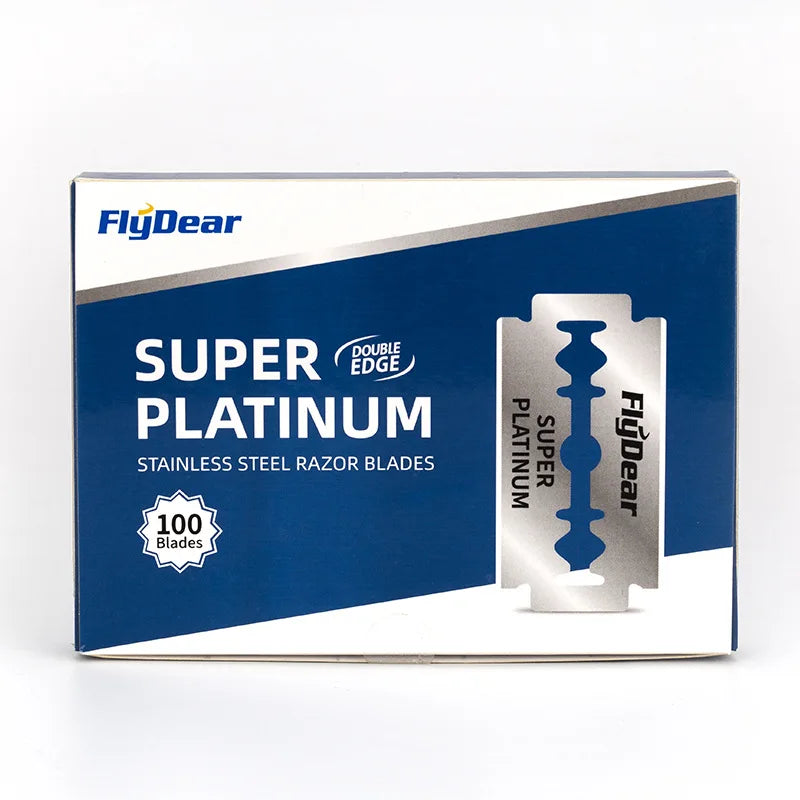 30/50/100pcs Double Edge Razor Blades – Professional Men's Safety Razor Blades for Shaving & Barber Beard Trimming