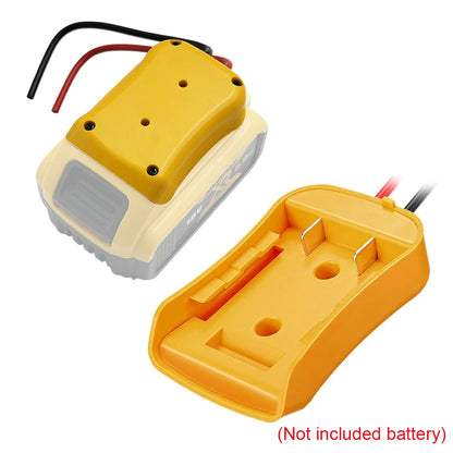 Dewalt 18V/20V Max Battery Adapter - DIY Power Tool Converter Connector with 12AWG Cable Replacement