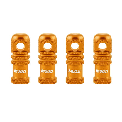 MUQZI 2/4PCS Presta Valve Caps with Core Remover — MTB Tubeless Tire Valve Stem Accessories