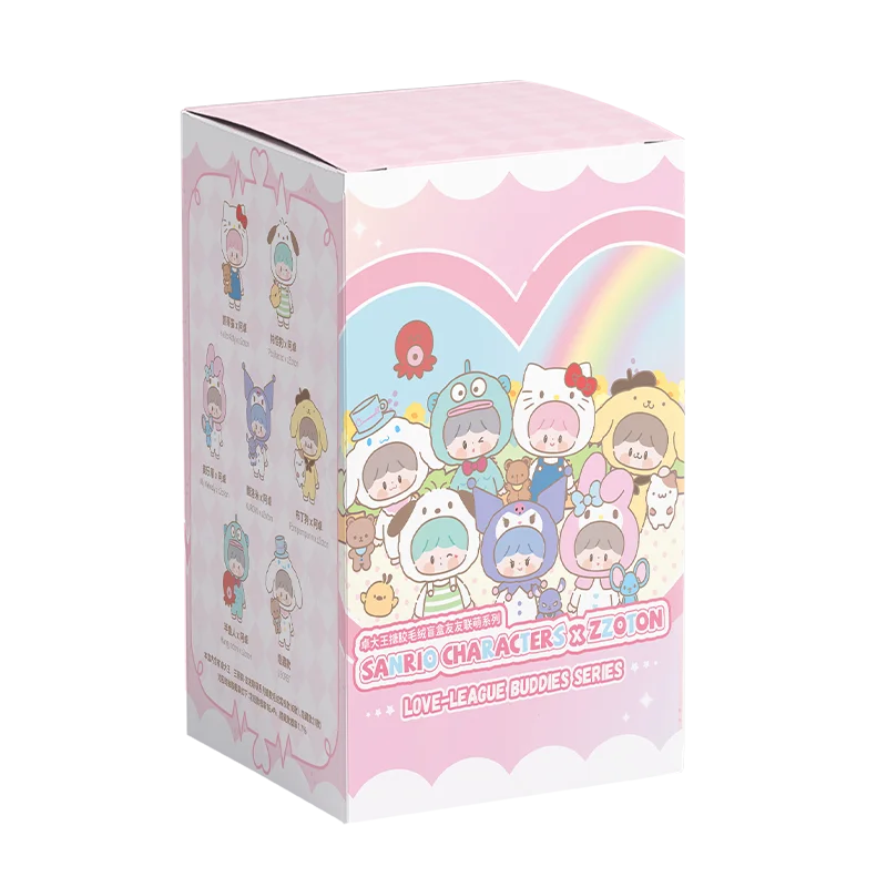 Genuine Sanrio x zZoton Love-League Buddies Vinyl Dolls Blind Box – Cute Hello Kitty & Kuromi Collectible Toys Gift
