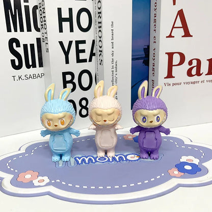 Labubu Hippers Blind Box Figures — 1-12PCS PVC Action Dolls, Collectible Toy Set for Children, Birthday & Christmas Gifts