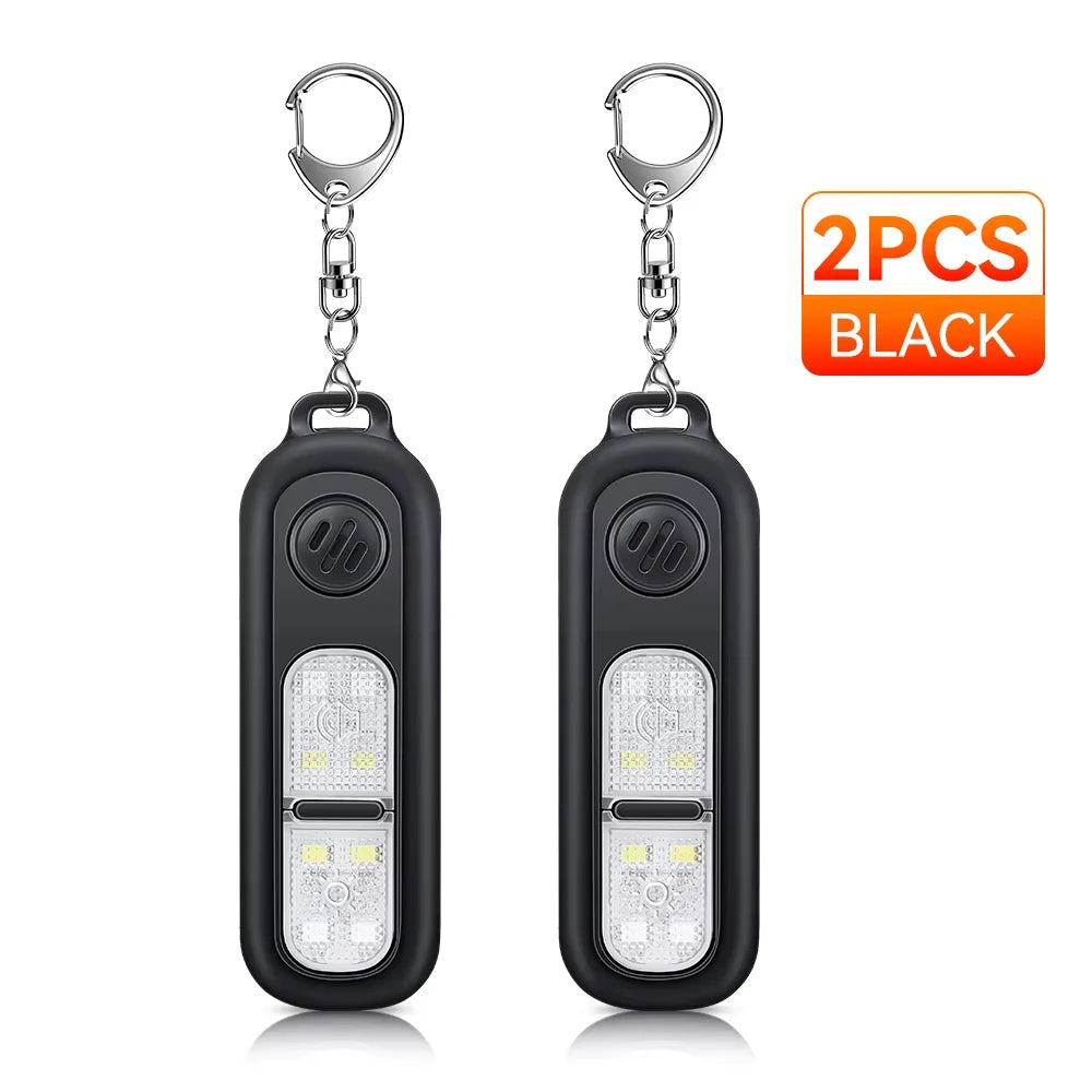 Hollarm Personal Safety Alarm – 130dB Loud Rechargeable Keychain with LED for Women, Kids & Elderly