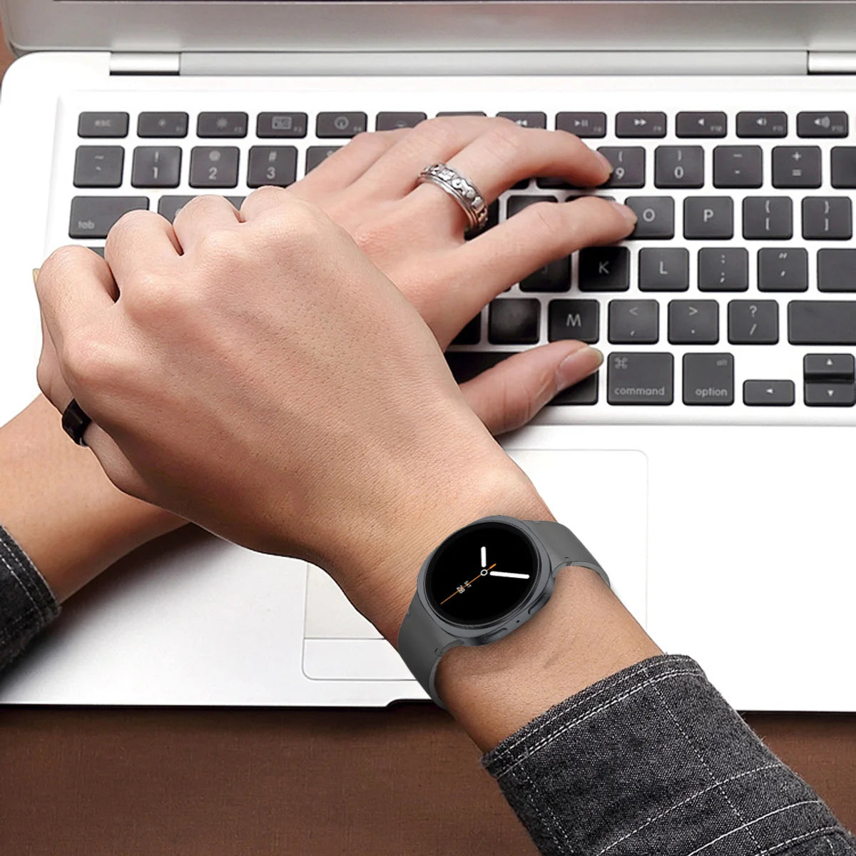 Samsung Galaxy Watch 8 Silicone Sport Strap - Replacement Band for Galaxy Watch 8 40mm/44mm and Watch 8 Classic 46mm