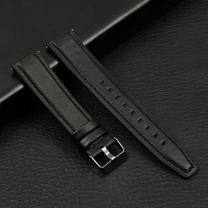 Leather Watch Strap 20mm/22mm - Vintage Replacement Band for Samsung Galaxy Watch 7/6/5/4 and Xiaomi Redmi Watch 3 Lite/Active