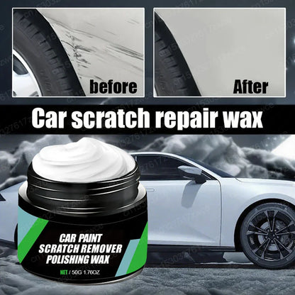 Car Scratch Remover Kit — Auto Swirl & Scratch Repair Polishing Compound with Anti-Scratch Wax