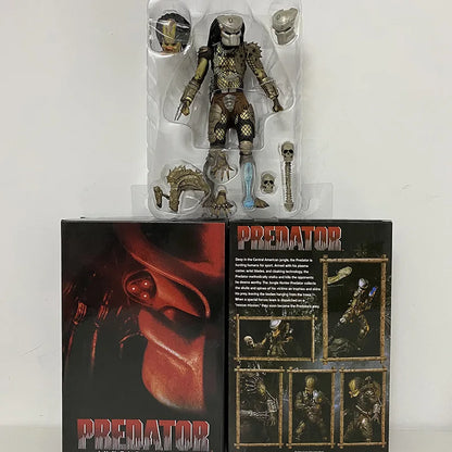 NECA Jungle Hunter Predator Action Figure – Alien Collectible Model, Joint Movable Doll, New Year Gift for Children