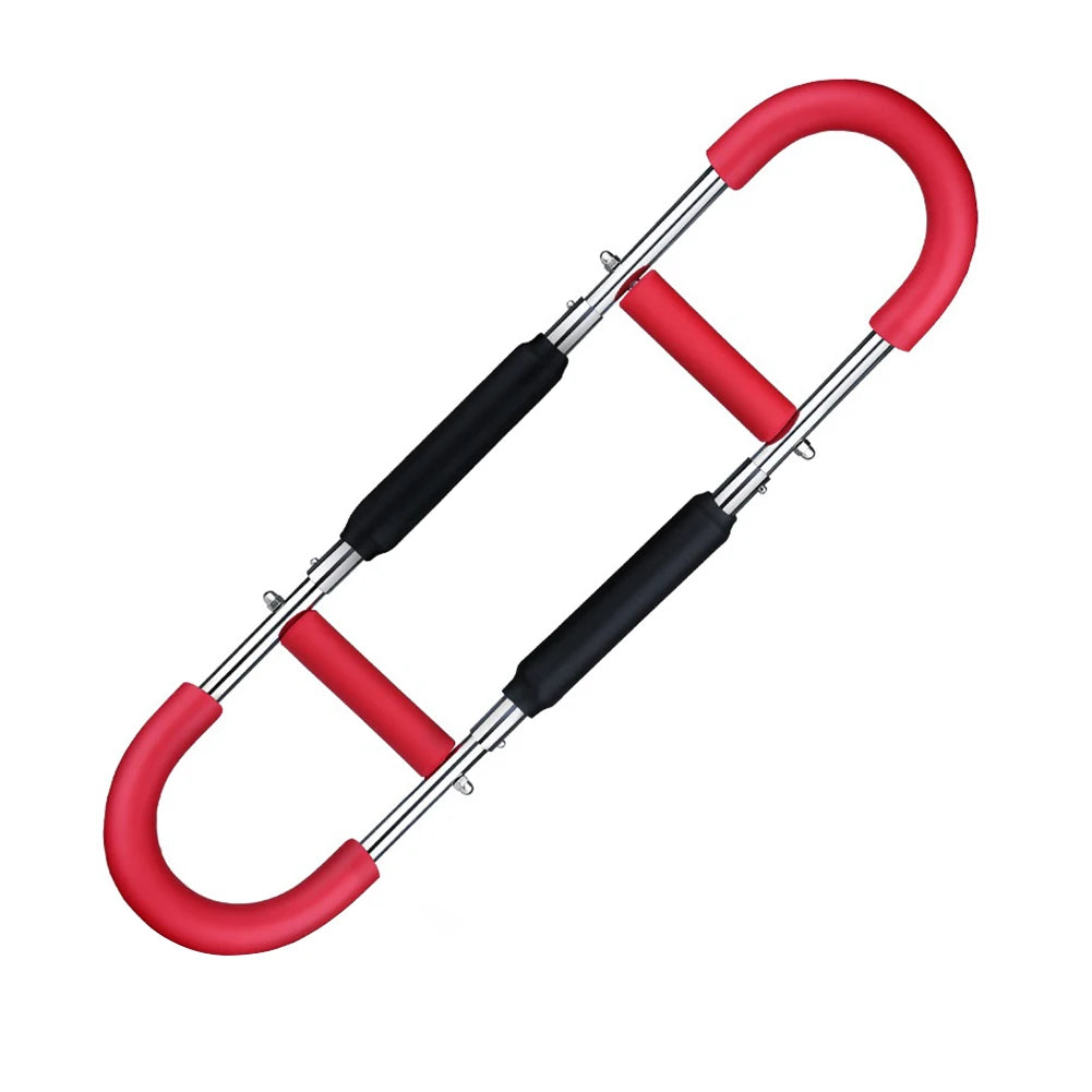 Twister Arm Exerciser — Adjustable Foam Handle Spring Workout Bar for Forearm, Triceps & Chest Training