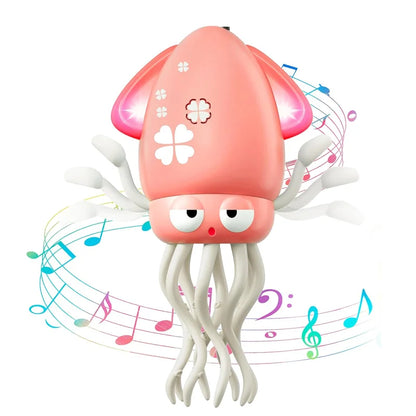 Magic Electric Dancing Octopus Toy – Interactive Light & Music Squid for Toddler Development, Kids Entertainment & Gifts