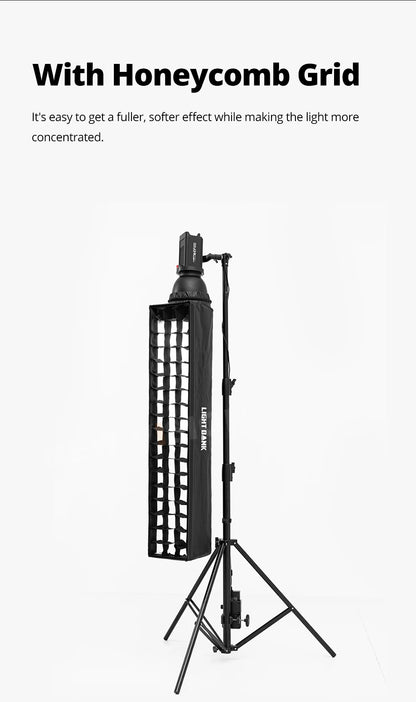 Flynoodle Air Tube Inflatable Softbox - Video Light Diffuser for Aputure, Nanlite, Godox, ZHIYUN & COLBOR