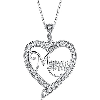 Heart Pendant Necklace - Elegant Hollow Design Jewelry Gift for Mother’s Day, Best Friends & Special Occasions