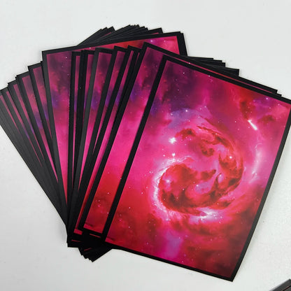 60PCS 66x91mm Matte Board Game Card Sleeves – TCG Trading Card Covers for MTG, YGO & Card Games