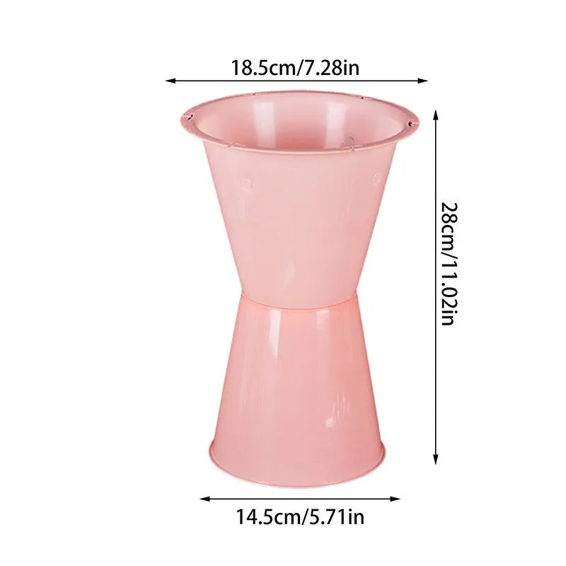 Plastic Flower Packaging Liner – Plant Stand & Fixed Bouquet Base for Floral Crafts and Supplies