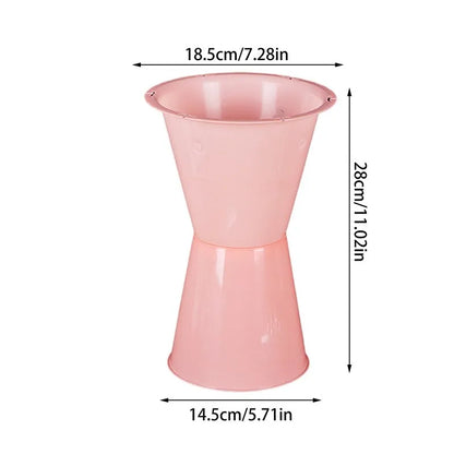 Plastic Flower Packaging Liner – Plant Stand & Fixed Bouquet Base for Floral Crafts and Supplies