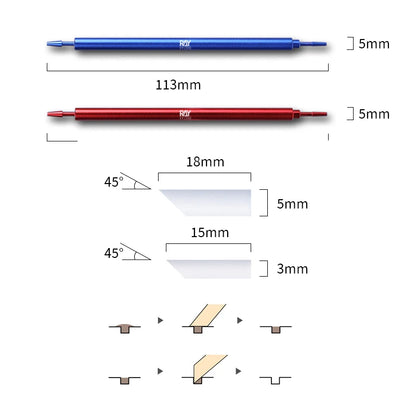 RAY Studio Metal Cleaning Stick with Polyester Cotton Tips – Seepage Wiping Swab for Model Hobby & Panel Liner Cleaning