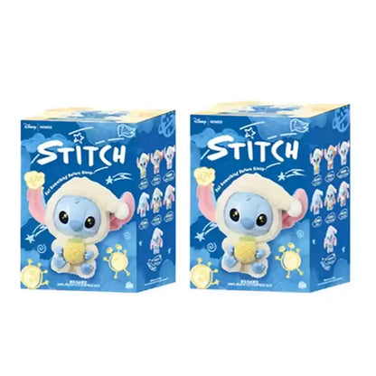 Miniso Disney Stitch Vinyl Blind Box – 'Eat Something Before Sleep' Series Mystery Bag Pendant Toy, Cute Collectible Gift for Adults