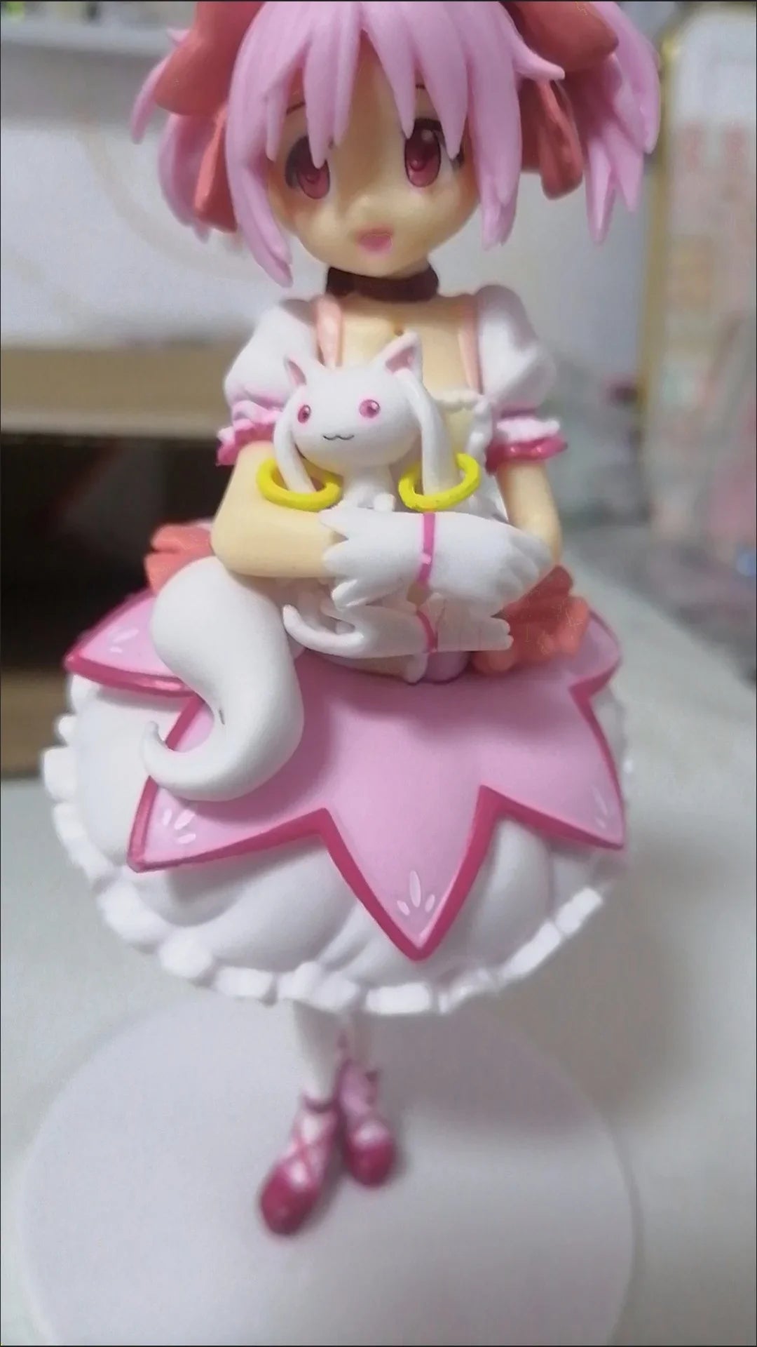 18cm Puella Magi Madoka Magica Kaname Madoka Action Figure – Magical Girl Model Doll for Christmas Gift & Decoration