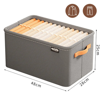 Thick Clothes Storage Organizer Box - Wardrobe Drawer Cabinet Organizer for Pants, Sweaters & Jeans