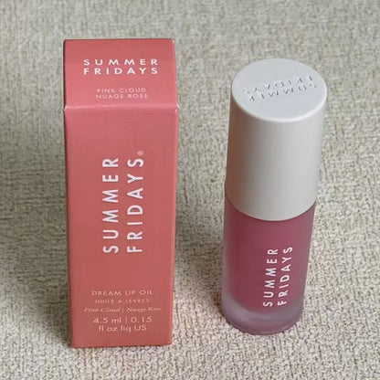 Summer Fridays Lip Balm - Moisturizing Glossy Lip Oil with Vanilla Pink Sugar & Guava Shine