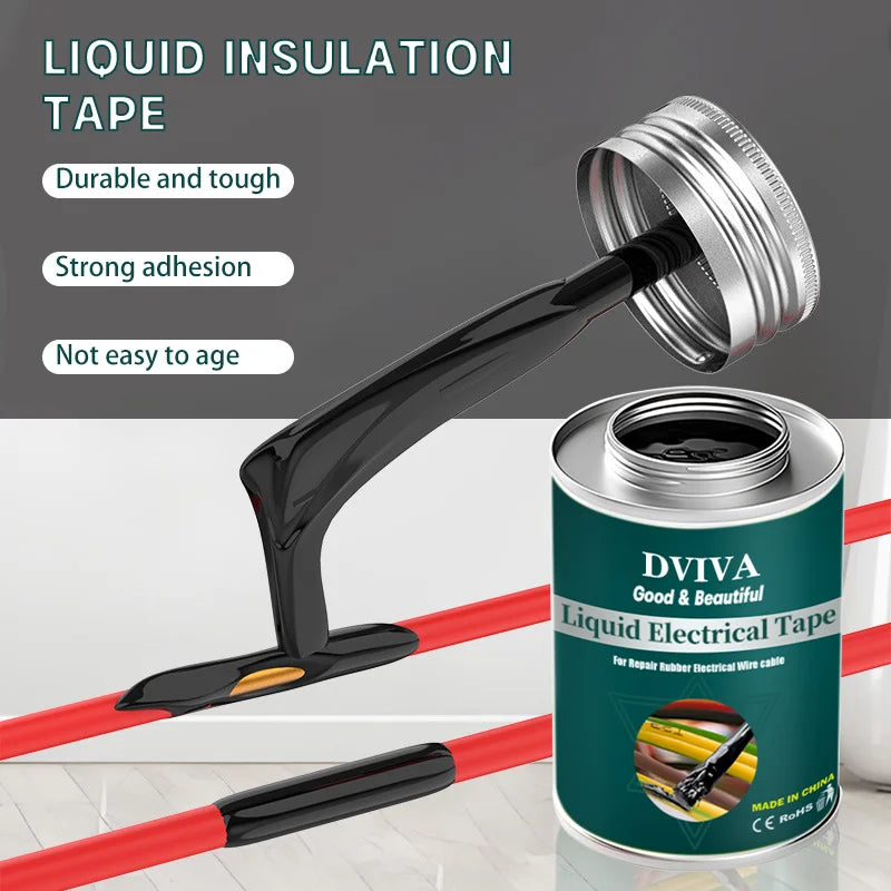 Liquid Electrical Tape Sealant - Waterproof Insulation Coating Glue for Wire Cable Repair and Protection 15-300ml