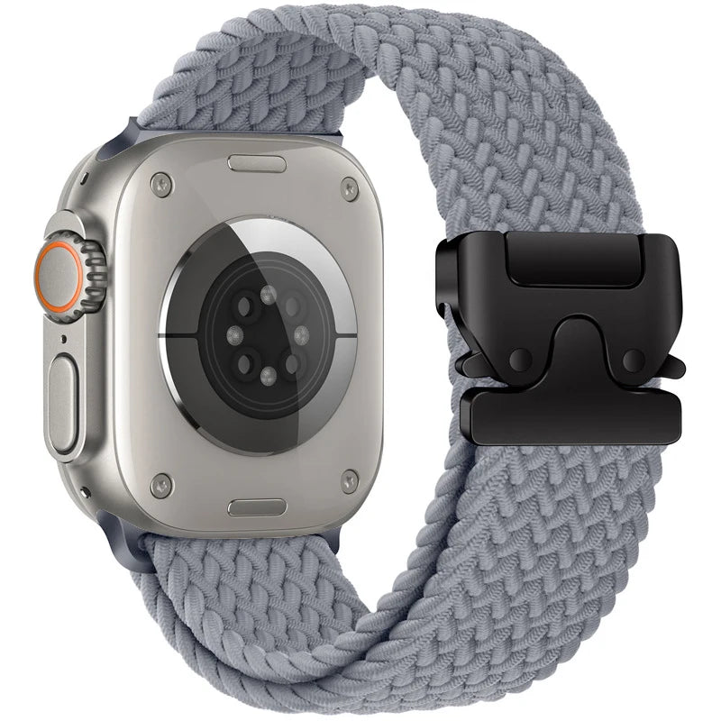 Parachute Braided Strap for Apple Watch – Compatible with 46mm, 45mm, 44mm, 41mm, Series 10/9/8, SE, Ultra 2, 49mm