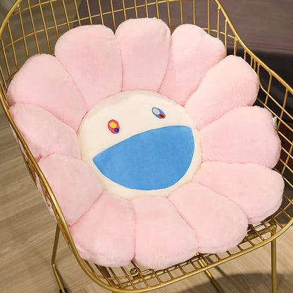40/60cm Sunflower Plush Pillow — Soft Flower Cushion for Sofa, Bed & Room Decor, Kawaii Gift