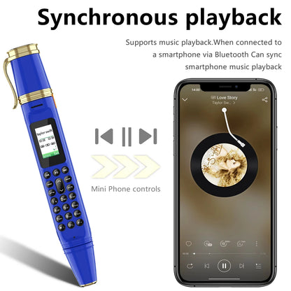 SERVO BM111 3-in-1 Magic Voice Pen Phone – Portable Dual SIM Mobile, Bluetooth Dial Recorder, and Original Telephone Device