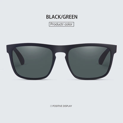 Square Vintage Polarized Sunglasses – Retro UV400 Driving & Fishing Sun Glasses for Men & Women