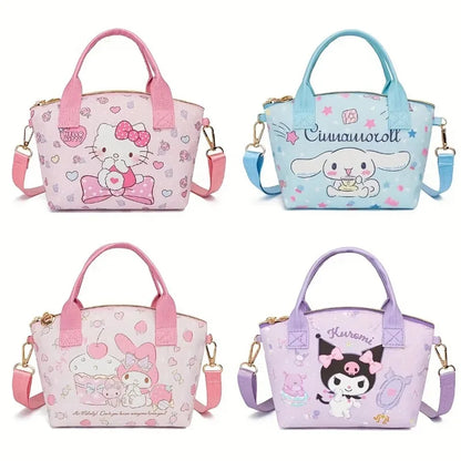 Miniso Lightweight Sanrio Handbag – Cute Hello Kitty Large-Capacity Crossbody Bag, Stylish & Convenient for Shopping