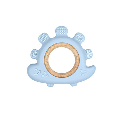 TYRY.HU Silicone Baby Teether - Cartoon Frog & Deer Teething Necklace Pendant for Infant Gum Relief Gift