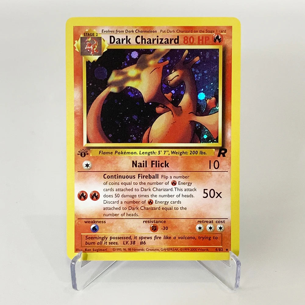 PTCG Charizard V VMAX EX GX Cards - Rare Collectible Battle and Proxy Trading Cards