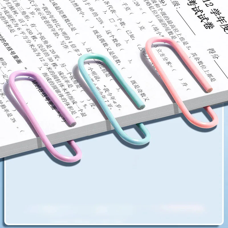 160PCS Color Stainless Steel Paper Clips Set – Large Office File Bookmarks & Organizer Stationery Clips Pack