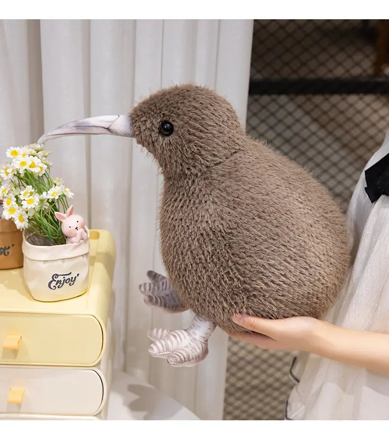 Soft Kiwi Bird Plush Toy — 20-35cm Cute Stuffed Animal Doll for Kids, Birthday Gift Toy
