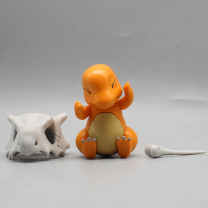 Pokemon 9cm Pocket Monsters — Charmander & Cubone Cute Anime Action Figure Set