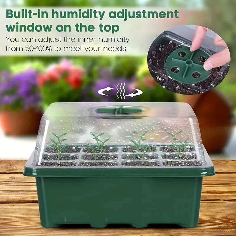 Green Seedling Pot — Multifunctional Planting & Transplanting Box for Gardening and Seedling Care
