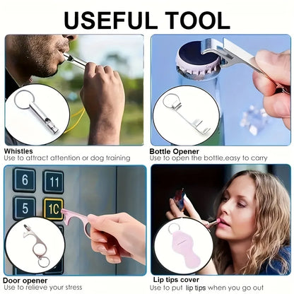 Women's Personal Safety Keychain Alarm Set - Full Protective Keychain Accessories with Personal Alarm for Enhanced Security