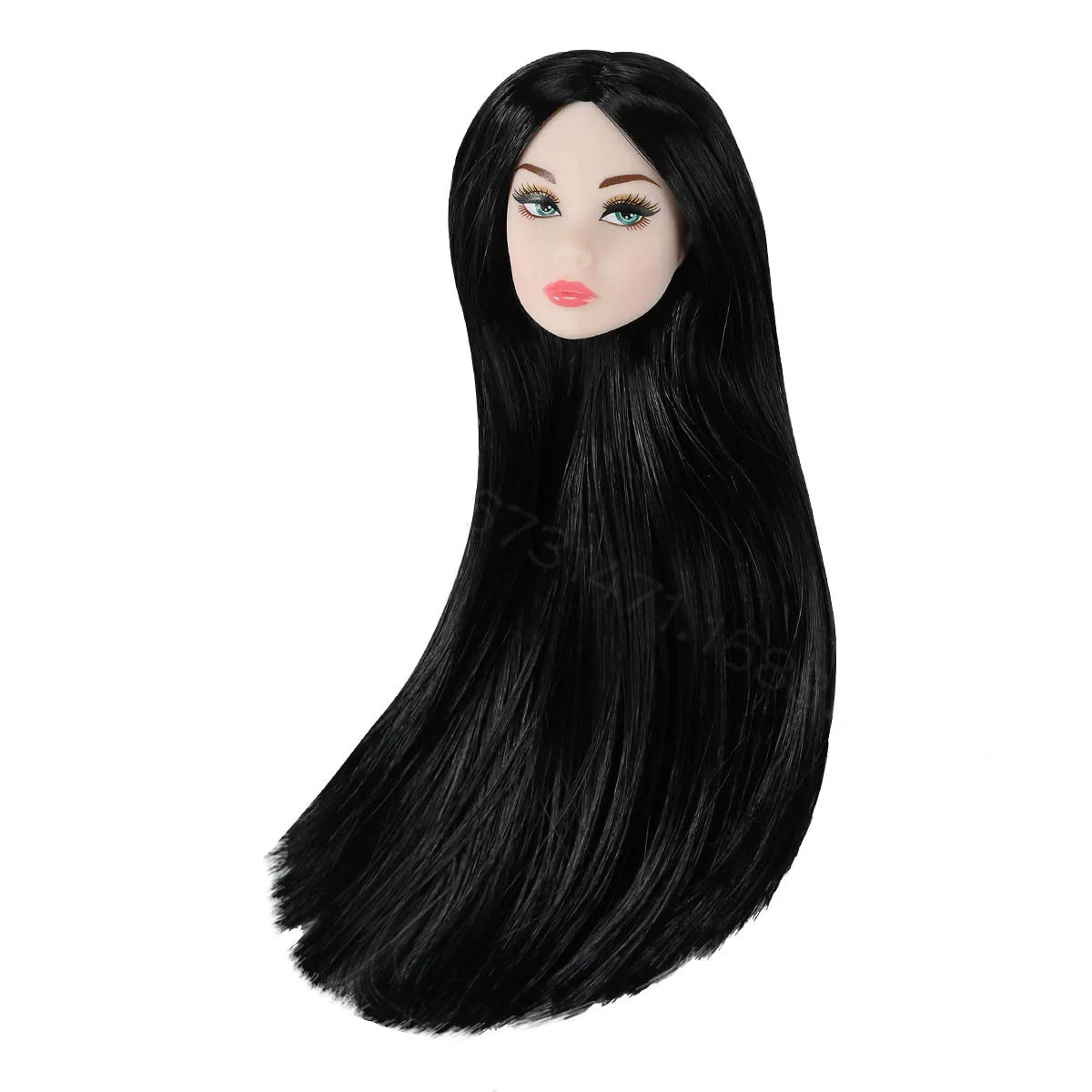 1/6 Supermodel Doll Head Accessories – European & American Makeup Heads for 30cm Dolls in White, Normal & Chocolate Skin