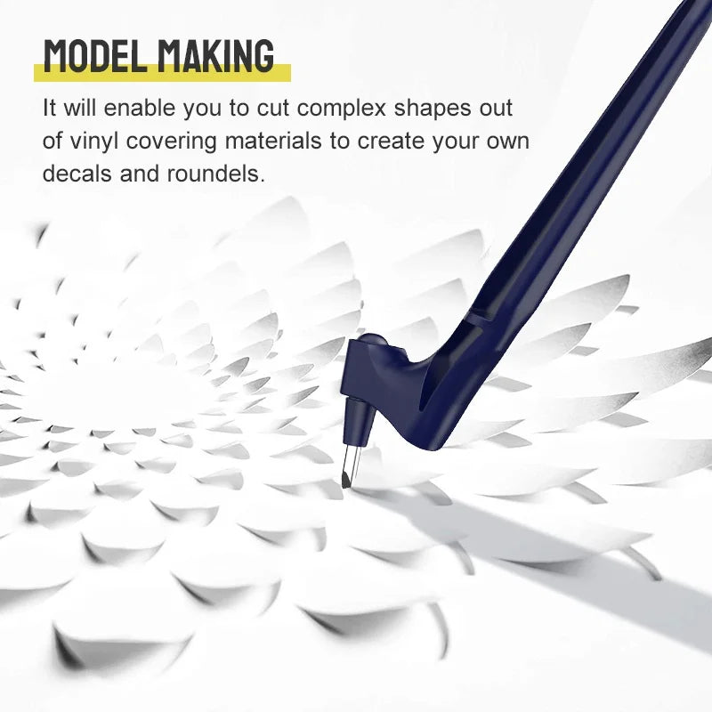 360° Rotating Scrapbooking Paper Cutter – Craft Cutting Tool & Precision Paper Knife Pen